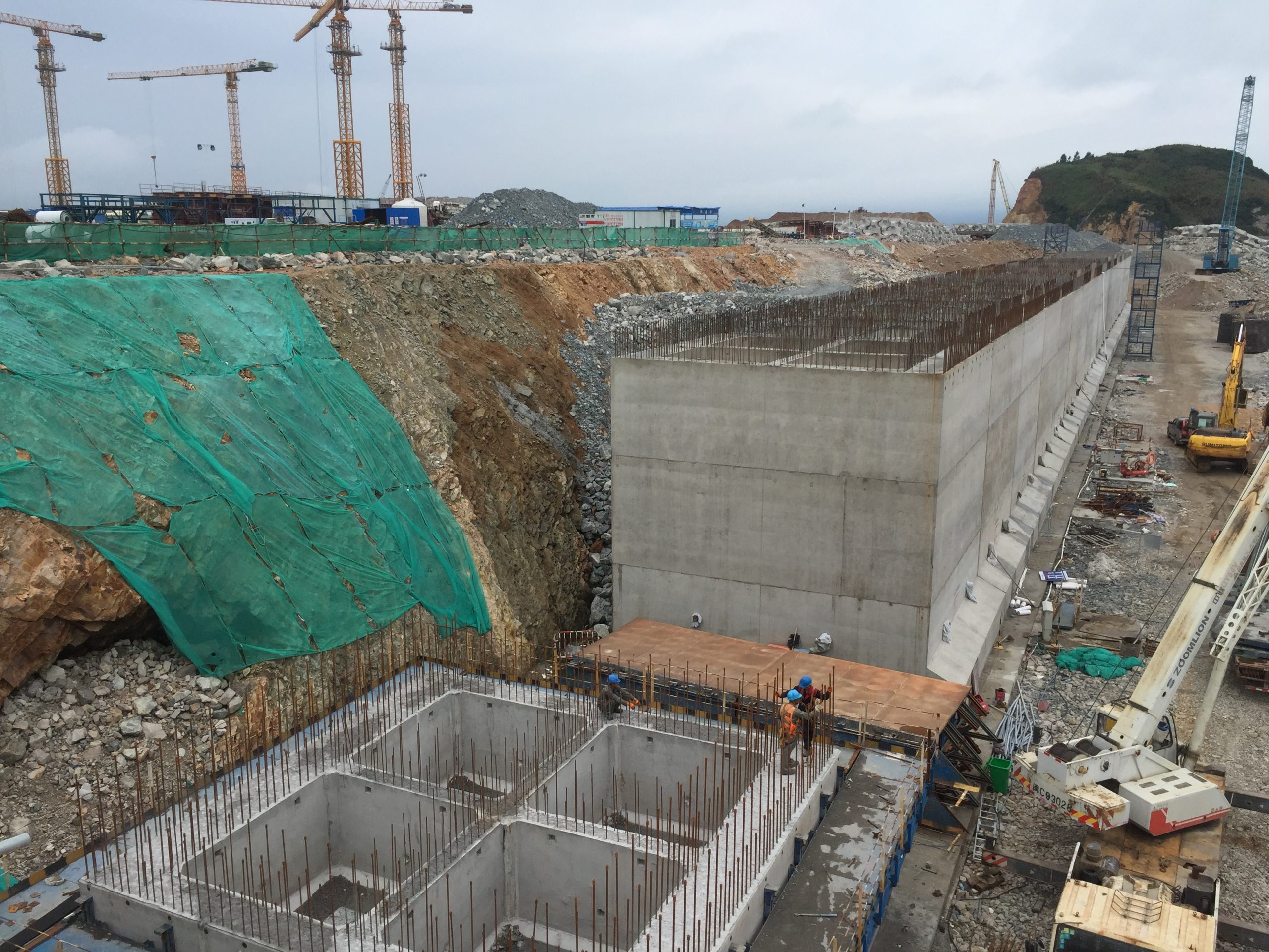 福建霞浦示范快堆海工工程I标段现浇沉箱工程